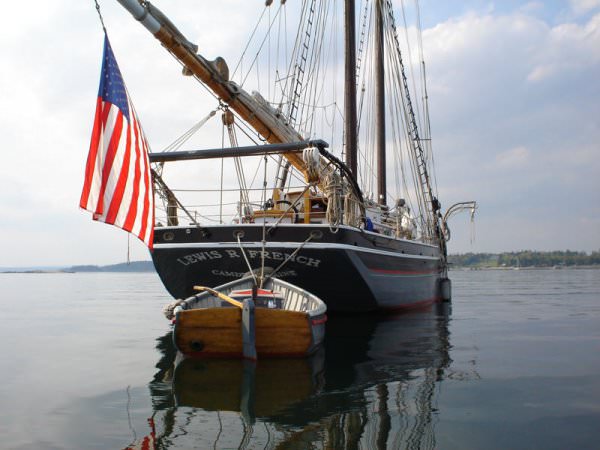 peacefully anchored